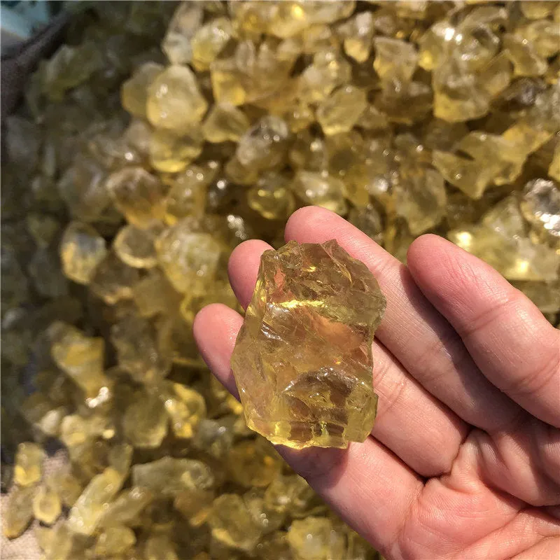 Raw Golden Topaz Stone - Raw Topaz Stone - Raw Topaz Crystal - Imperial Topaz Crystal - Mineral Rock - November Birthstone - Worry Stone