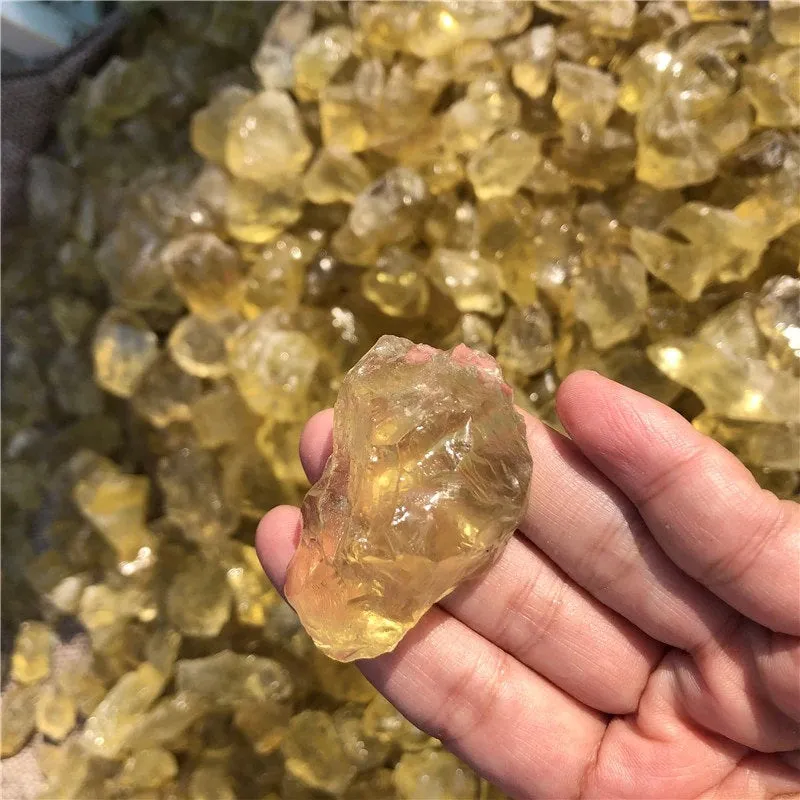 Raw Golden Topaz Stone - Raw Topaz Stone - Raw Topaz Crystal - Imperial Topaz Crystal - Mineral Rock - November Birthstone - Worry Stone