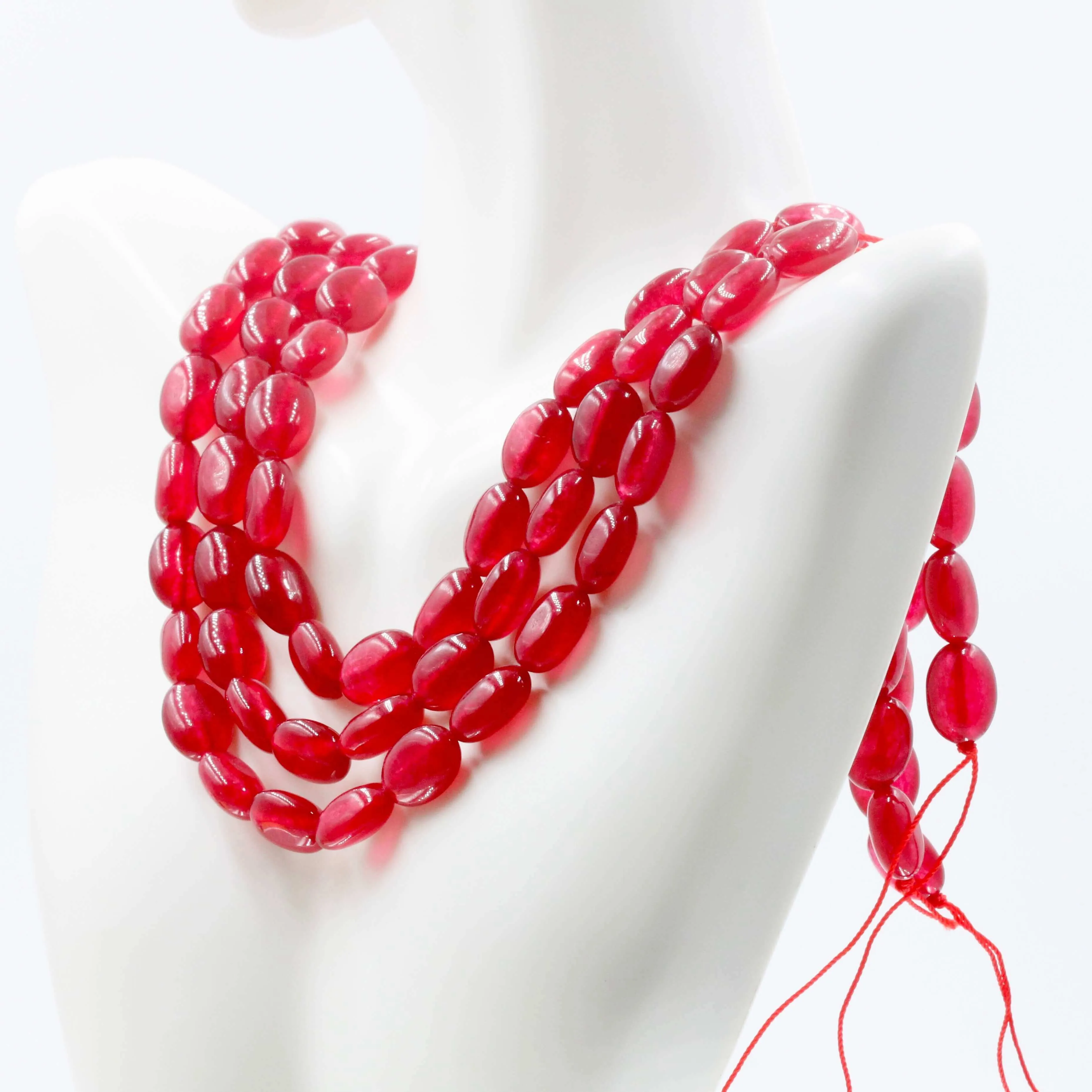 Red Quartz Beaded Strand Red Quartz DIY Necklace Quartz DIY Necklace Quartz Red Beads Red Gemstone beads Quartz stone beads Quartz SKU:113064