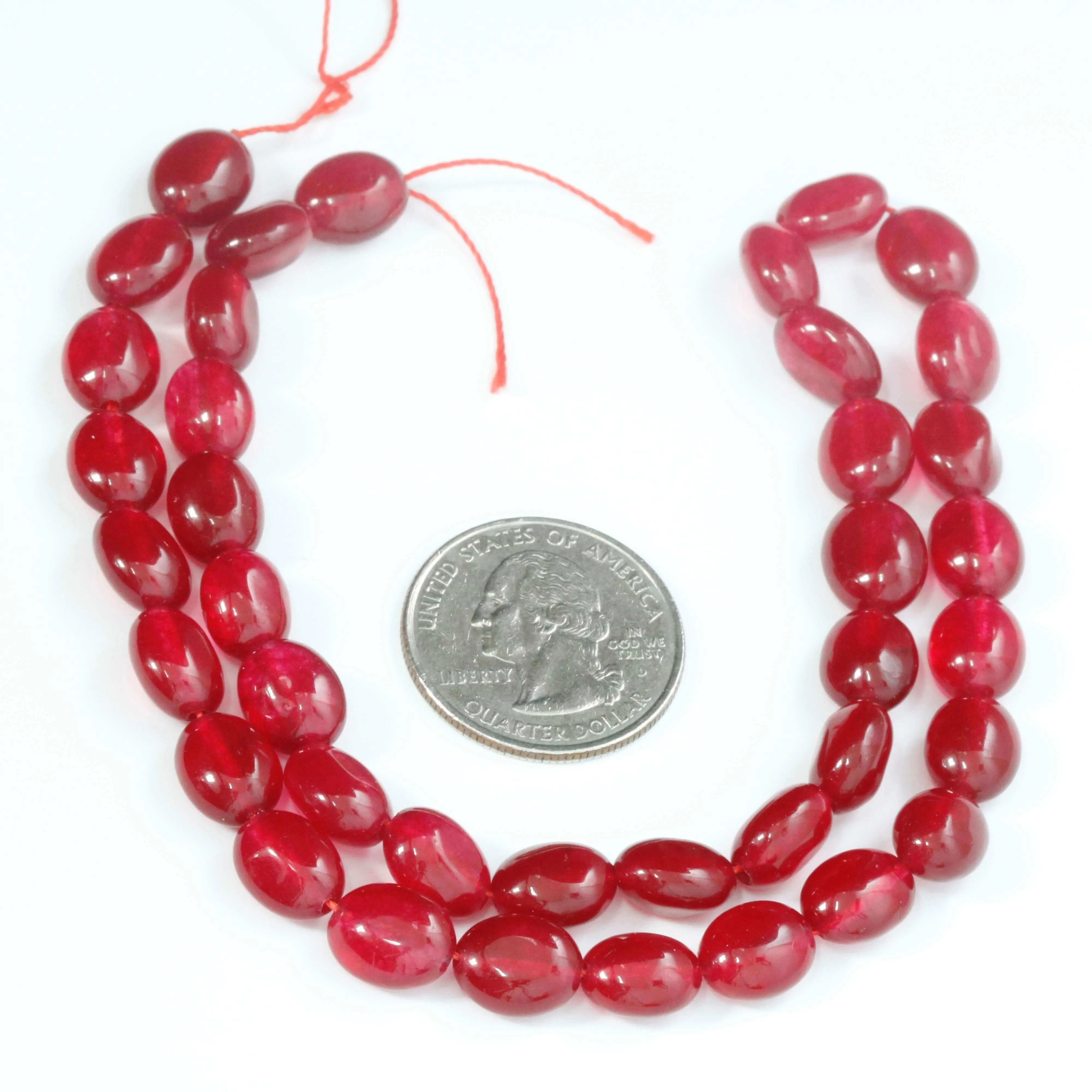 Red Quartz Beaded Strand Red Quartz DIY Necklace Quartz DIY Necklace Quartz Red Beads Red Gemstone beads Quartz stone beads Quartz SKU:113064