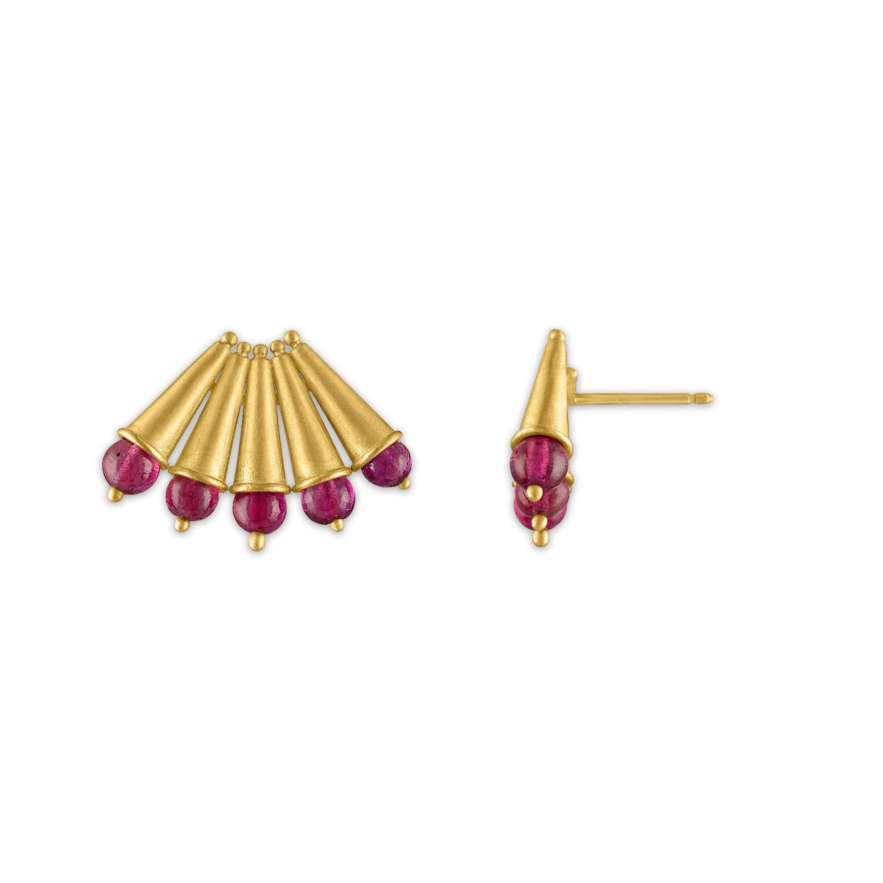 Ruby Janam Earrings