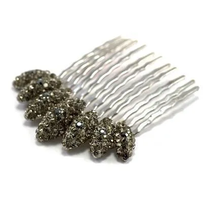 Sale - Almond Cluster Crystal Comb (Per Piece)