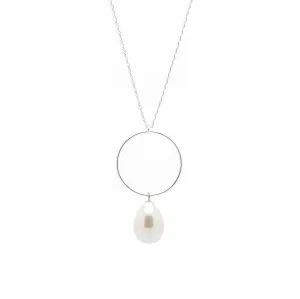 Signature Pearl Necklace - Silver