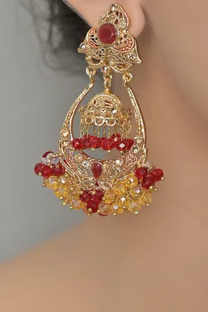 Sparkling Chand Bali Vol 01-OLJ-13-Golden And Ruby