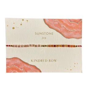 Sunstone Healing Gemstone Stacking Bracelet