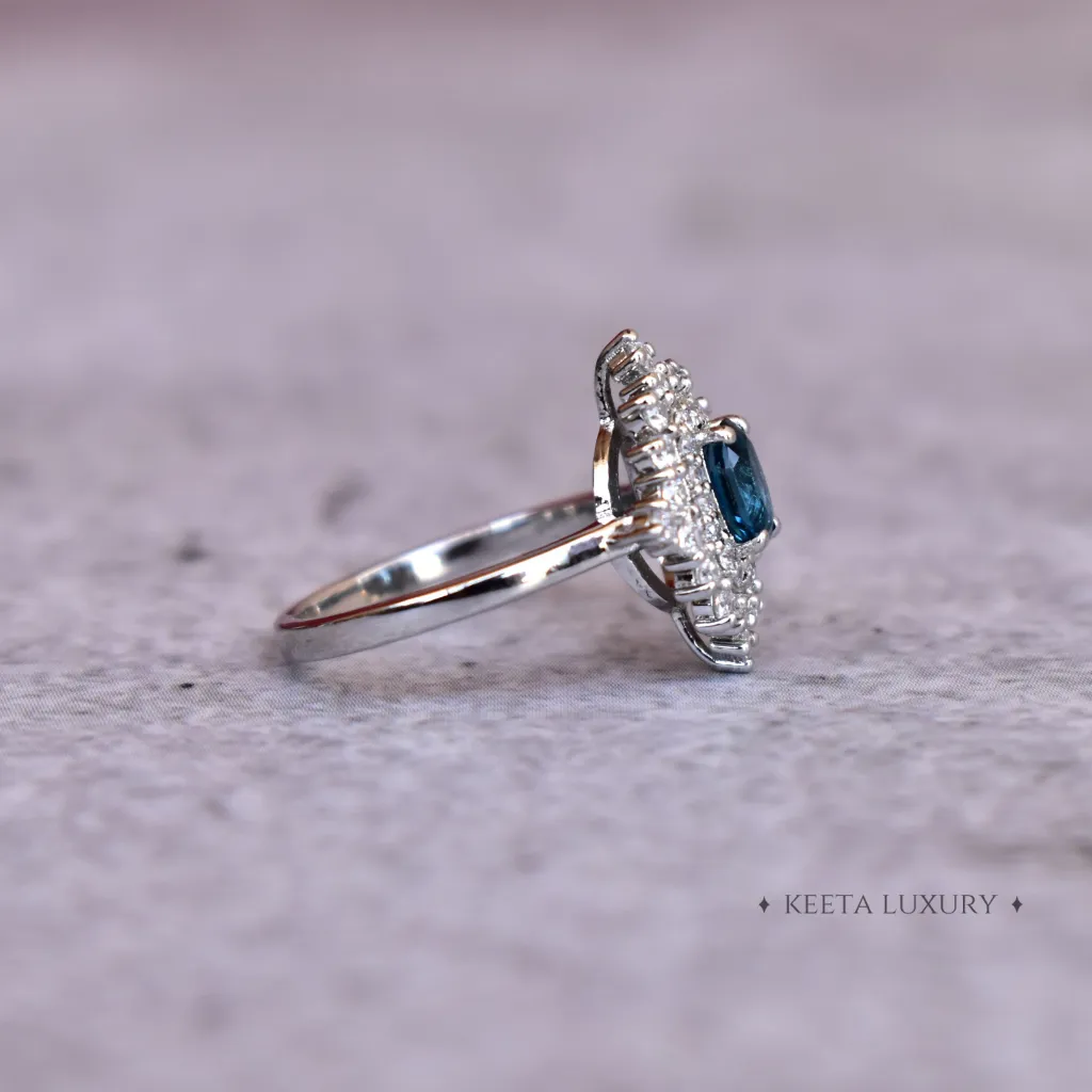 Tiny Wonders - Blue Topaz Ring