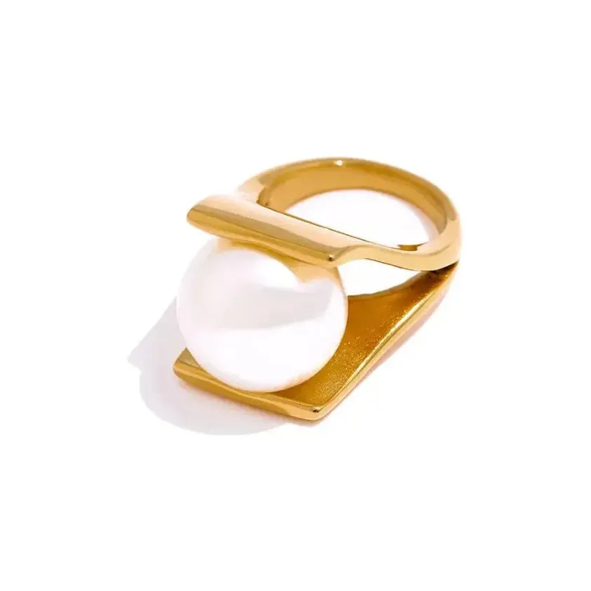 True To Myself Pearl Ring