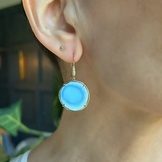 Turquoise Cloud Earrings