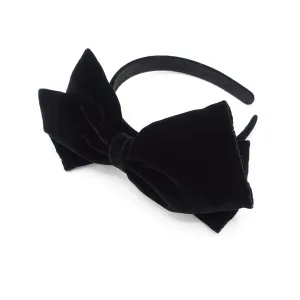 velvet bow headband padded silk velvet bow hairband luxury women hair accessories