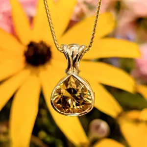 Yellow Zircon Pendant